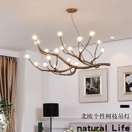 Pendant Lamps Modern LED Resin Iron Glass Bubble Restaurant Bedroom Kitchen Fixture LOFT Indoor Vintage Chandelier LightingPendant