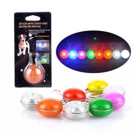 200pcs Multi Colours LED Pet Dog Collar Collars Light Tag Colourful Flashing Luminous Supplies Glow Safety Xmas Pendant