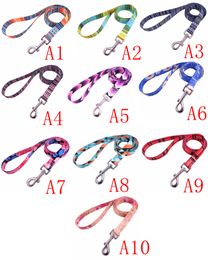 10 Color 4 Feet Fashion Dog Leashes Lead Floral Tribal Bohemian Pattern Walking Training Leads Leash for Small Medium Large Dogs Pet Supplies BI