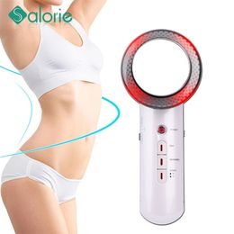 3 in 1 Lifting EMS Infrared Ultrasonic Body Massager Device Ultrasound Slimming Fat Cavitation Face Beauty Machine 220301