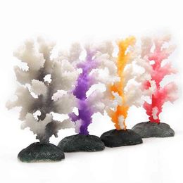 Artificial Luminous Coral Plant Fish Tank Ornaments Silicone Sea Anemone Landscape Decoration Aquarium Accessories