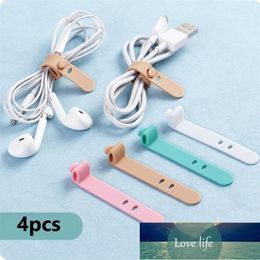 1 Pcs Multi-purpose Desktop Phone Cable Winder Earphone Clip Charger Organiser Management Wire Cord fixer Silicone Holder Factory price expert design Quality