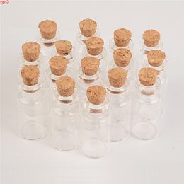 2ml Mini Empty Glass Bottles With Cork 16*35*7mm Small Wishing Bottle Vials Jars 100pcs/lothigh qty