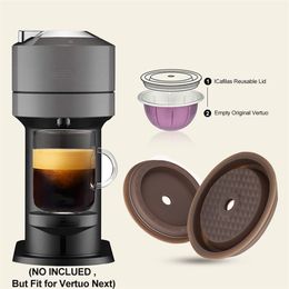 Food Grade Material Silicone Lid/Cover for Vertuo Original Coffee Capsule For 40ml, 150ml, 230ml Fit Next 220217