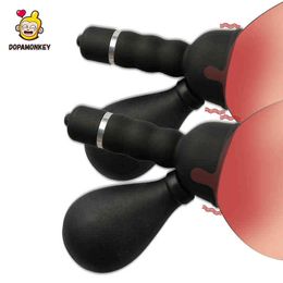 NXY Pump Toys 2pcs Nipples Vibrator for Women Nipple Sucker Breast Vacuum Clitoral Stimulation Enlargement Oral Sex 1125