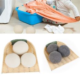 Wool Dryer Balls 6cm 7cm Premium Laundry Products Reusable Softener Washing Drying Ball Household Washer Felt Wools Ball