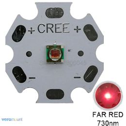 far red led UK - Bulbs 5pcs 1W 3W Cree Xlamp XPE XP-E Far Red 730NM Led Beads 1.9-2.4V 350-700MA Plant Grow Emitter Bulb Lamp Lightings
