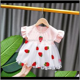 Dresses Baby Clothing Baby Kids Maternity Drop Delivery 2021 02Y Babyborn Es Summer Princess Birthdya Party Tutu Childrens Clothes Girls Up X