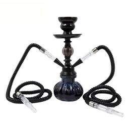 Hookah Set Water Pipe Oil Rigs Dab 26 cm Cool Beautiful For KTV Bar Acrylic Arabic Smoking Accessories Double Hookahs