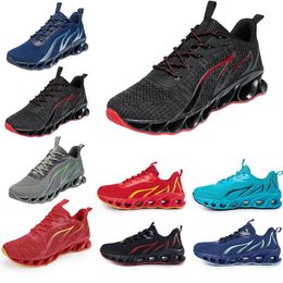 Non-brand Running Shoes Men Fashion Trainers White Black Yellow Gold Navy Blue Bred Green Mens Sports Sneakers #223542 s190 s