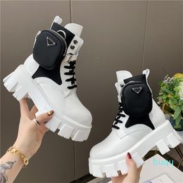 Designer- Winter Autumn Women And Man Martin Boots Luxury Designer European Fashion Knight Leather Shoes Combat Boot Ankle