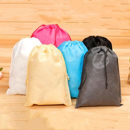 -Bolsas de almacenamiento 1pc Impermeable Portátil Portátil Llevar Pocket Pocket Pocket Organize Draw Drawstring Dust Bag Bag Case