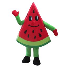 Halloween Watermelon Mascot Costume Top quality Cartoon Fruit Plush Anime theme character Adult Size Christmas Carnival Birthday Party Fancy Outfit