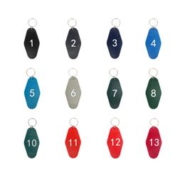 100Pcs ABS Hotel Key Tag Room ,Multicolors Vintage Keychain accessories-Customzied G1019