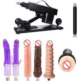 AKKAJJ Adult Sex Furniture for Women and Men with Suction Cups Thrusting Machine with Multiple Massage Device Toys