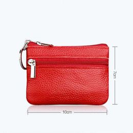 Purses Fashion Women Men Coin Leather Purse Wallet Clutch Zipper Small Change Soft Bag Mini