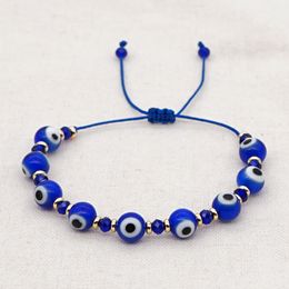 Turkish Evil Eye Beads Bracelets For Women Jewellery Boyfriend Gift Trendy Boho Jewelry Pulsera Bring Luck