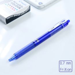 Japanese Pilot FriXion Ball Knock Gel Pen 0.7 mm Blue/Black/Red Erasable Pen Student School Stationery LFBK-23F 210330