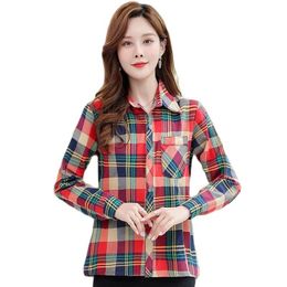 Camisas A Cuadros Mangas Largas Mujeres Oferta Online | DHgate.com