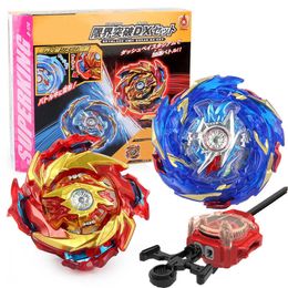 Toupie Beyblades Burst with Sparking Ruler Launcher GT Metal Fusion 2 in 1 B174 Alloy Gyroscope Toys for Children X0528