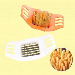 Vegetable Tools Potato Slicer Cutter Stainless Steel Chopper Chips Making Tool Potato Cutting Fries Kitchen Accessories Fast