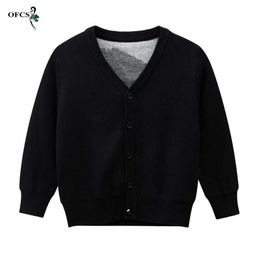 Arrival Spring Kids Knitting Cardigan Coat Baby Girls Boys Full Sleeve Back Printed Knit Outwear Jacket 2-8Year Children Sweater Y1024