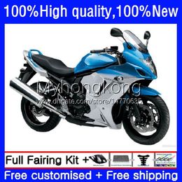 Moto Fairings For SUZUKI KATANA GSXF 650 GSXF-650 GSX 650F 08-14 29No.26 GSX650F 08 09 10 11 12 13 14 GSX-650F GSXF650 Cyan white 2008 2009 2010 2011 2012 2013 2014 Bodys