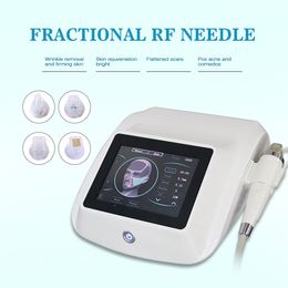 Spa Estheticians Use Microneedle Fractional RF Wrinkle Removal Radio Frequency Skin Rejuvenation Equipment