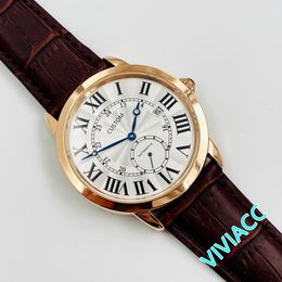 Luxury Brand Stainless steel Automatic Mechanical Watch Multi-function Roman Numeral Watches Male Sport Clock Waterproof 42mm