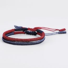 Hand-woven Diamond Knot Bracelet Stitching Color Red Hand Rope Ladies Red Rope Bracelet