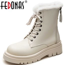 Concise Designer Keep Warm Wool Snow Boots Round Toe Chunky Heels Back Zipper Shoes Woman Working Basic Ankle 210528