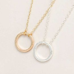 30Pcs/lot Wholesale New Fashion Forever Lover Circle Pendant Necklace for Women Gold Colour Round Necklace for Couple Jewellery X0707
