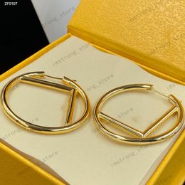 Women Earings Designer Jewelry Designer Accessories F letters Womens Luxurys Designers Earrings Studs Pearl Earrings Boucles with box 1005Q