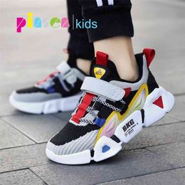 Yeni Çocuklar Spor Ayakkabı Erkek Sneakers Kızlar için Moda Bahar Rahat Çocuk Ayakkabı Erkek Koşu Çocuk Ayakkabı Chaussure Enfant 210329