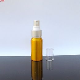 Portable Aluminum Bottle 30ml Gold Spray 50ml Refillable Traveling Vial 60ml Empty Cosmetic Containers 80ml 100mljars