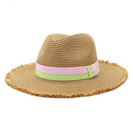 sun hats outdoor beach sun protection belt band casual women hats men caps jazz caps khaki camel white black panamas women hats