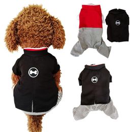 Dog Apparel Pet Coat Cotton Kimono Style Two-Piece Set Jumpsuit Jacket Puppy Clothes For Small Cat Clothing XS-XL Product