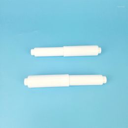 Toilet Paper Holders 3pcs Adjustable Roll Holder Replacement Accessories Rod Home ABS Plastic Insert Easy Install White Spring