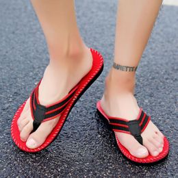 Slippers Summer Leisure Mens Flats Open Toe Non-Slip Sandals House Slipper Flip Flops Beach Shoe Zapatillas Casa Hombre Pantoufles A50