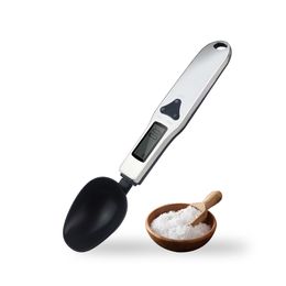 500g/0.1g Portable LCD Digital Kitchen Scale Measuring Spoon Gram Electronic Spoon Weight Volumn Food Scale Gram Kitchen Scales 210401