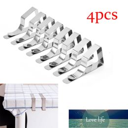 4Pcs/lot Stainless Steel Table Cloth Clamps Tablecloth Clip Holder for Party Wedding Factory price expert design Quality Latest Style Original Status