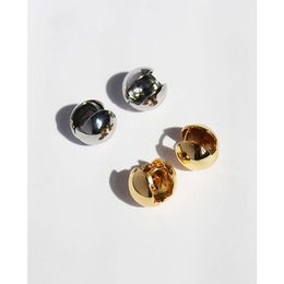 Hoop & Huggie Earrings For Women Gold Plated Filled Ball Geometric Hoops Jewellery Fashion Morden Small Gift Accesories