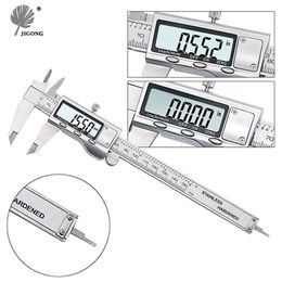 JIGONG 0-150mm/6" Metal casing Digital Calliper VERNIER Calliper GAUGE Micrometre 210922