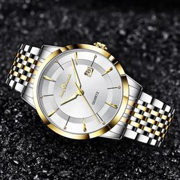 Wristwatches Keep In Touch Top Brand Men's Wrist Watch Classic Stainless Steel Waterproof Quartz For Men 2021 Casual Male Clock