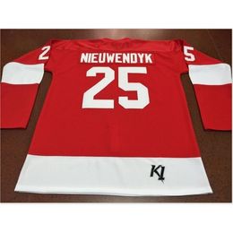 goodjob Men Youth women Vintage Cornell Big Red # 25 Joe Nieuwendyk Hockey Jersey Size S-5XL or custom any name or number