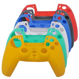 4 Colours In Stock Soft Protective Cover Silicone Case Skin for Playstation 5 PS5 controller Gamepad Protector Anti-Slip Cap