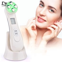 Electroporation LED Pon RF Radio Frequency Skin Rejuvenation EMS Mesotherapy for Tighten Face Lift Beauty Treatment 220216