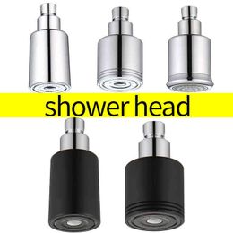 Bathroom Solid Brass High Pressure Small Matte Black Rain Shower Head Wall Mounted ABS Chrome Adjustable Bath Top Spray Shower H1209