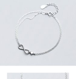 Korean Fashion Silver Party Bracelet for Women Creative Simple Double-layer Bracelets Jewelry Adjustable