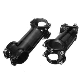 BIKIGHT 31.8mm Carbon Fibre 6 Degree MTB Bicycle Handlebar Stem 70-110mm Bike Stem